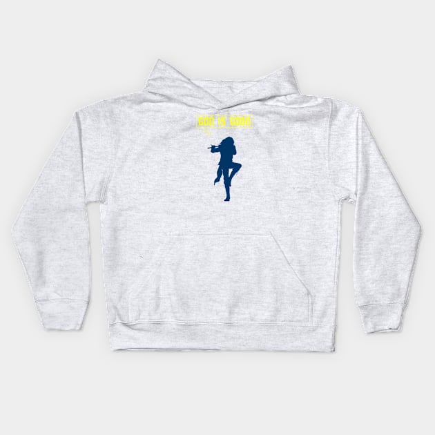 Christian flute player man Kids Hoodie by Christian ever life